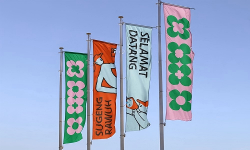 flag fabric application