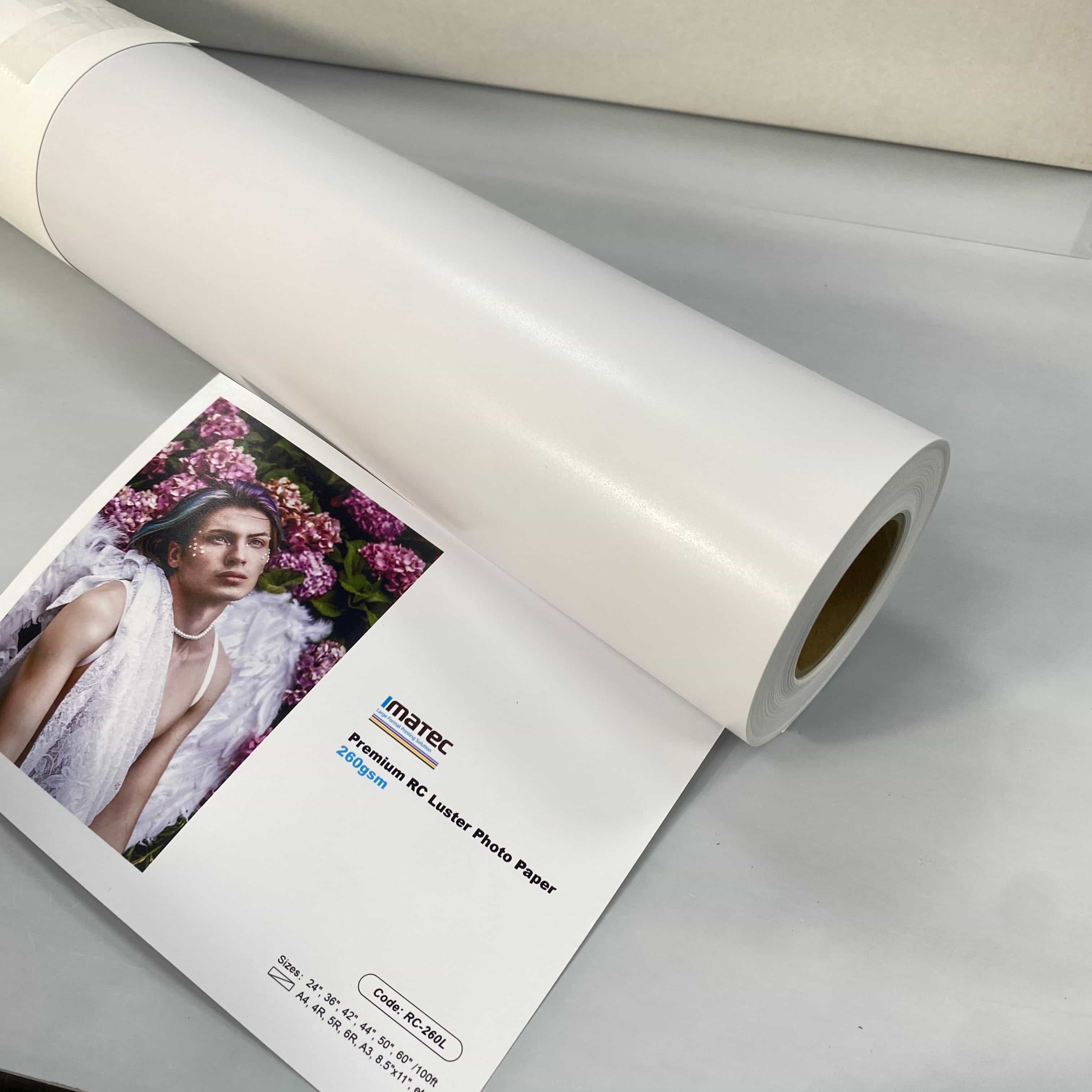 Archival quality luster printing paper