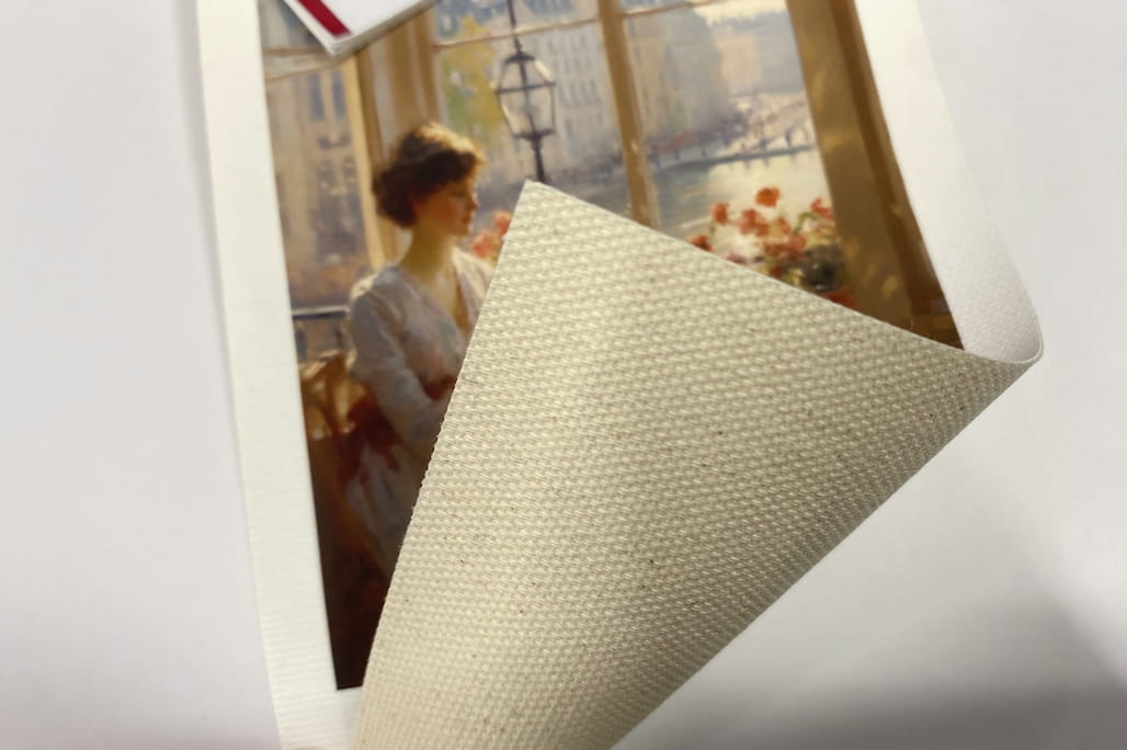 Toile de coton pour jet d'encre