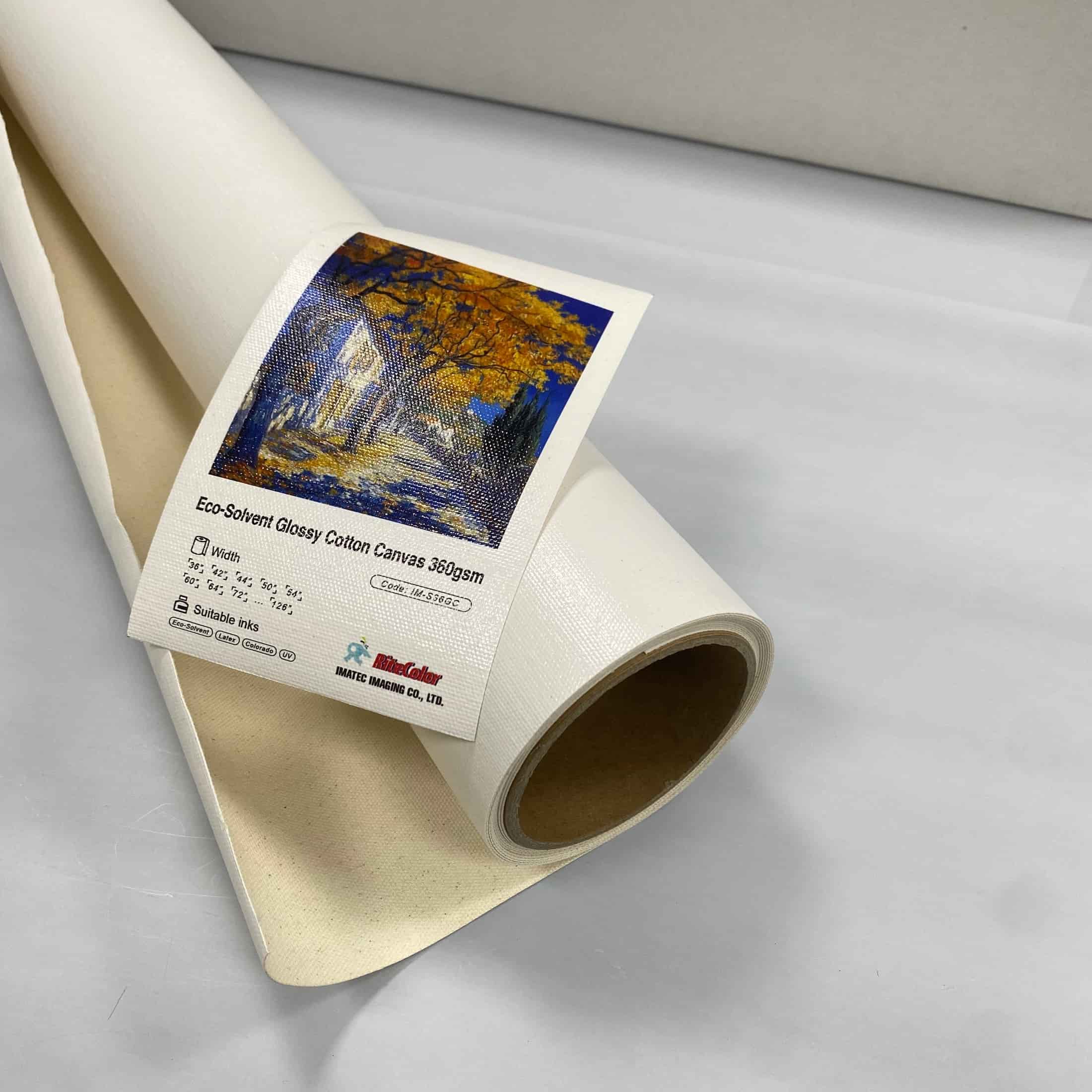 Premium glossy textured canvas art
