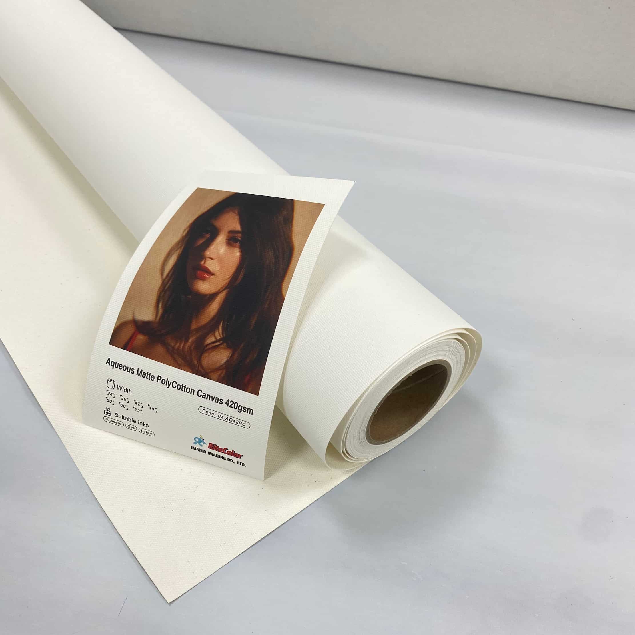 Acid-free polycotton canvas for archival prints